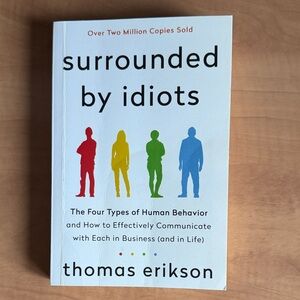Surrounded by Idiots Paperback Book — White with Colorful Accents